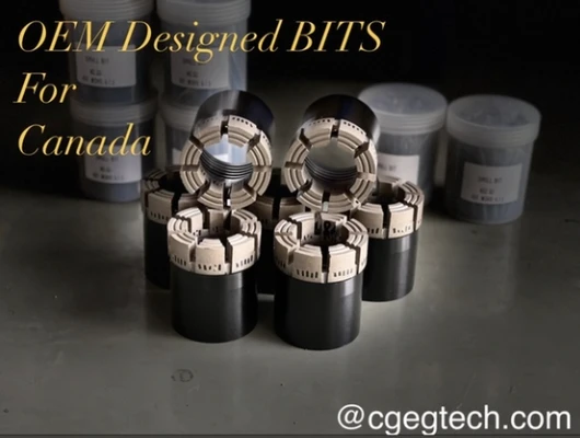 QA ar gyfer Drilio Craidd -Wireline Coring 6 Core Drilling Bits